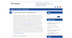 Desktop Screenshot of ekinabokatuak.com